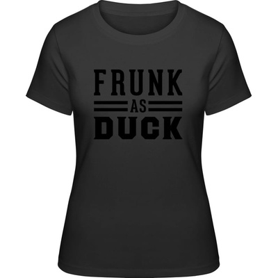 Premium Tričko Opilý jako kačka Černá