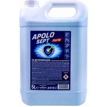 Дезинфектант Apolo Sept Forte Течен, 5 l (217513-APOLO)