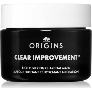 Origins Clear Improvement® Rich Purifying Charcoal Mask почистваща маска с активни въглища 30ml