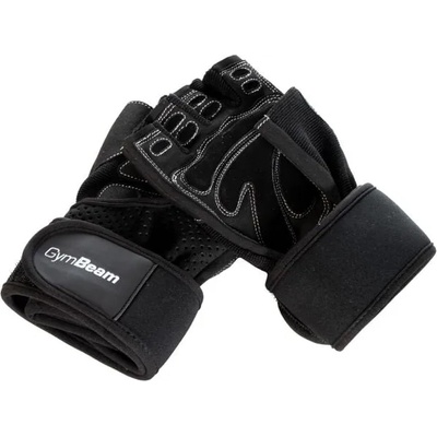 GymBeam Ръкавици за фитнес Wrap Black - GymBeam
