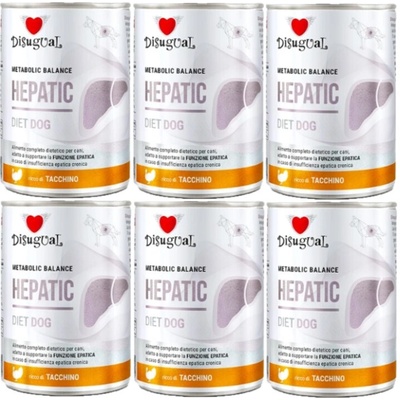 Disugual Veterinárne Hepatic Morčacie dospelý 6 x 400 g