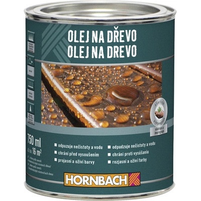 Hornbach Olej na dřevo 0,75 l Teak