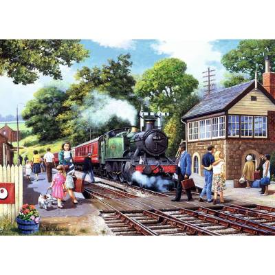 Ravensburger - Puzzle A Country Station - 1 000 piese