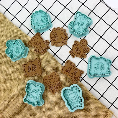 Vykrajovače príšerky, 6 ks, 5,5 × 6 cm - Cakesicq - Cakesicq