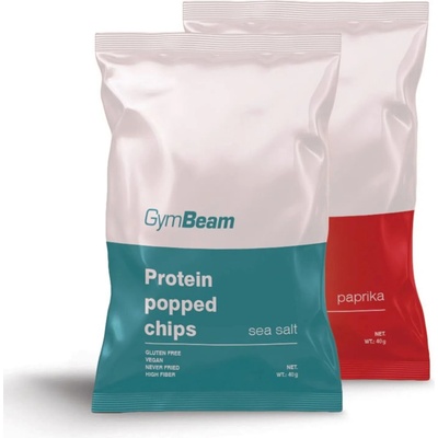GymBeam Proteínové chipsy solené 40 g
