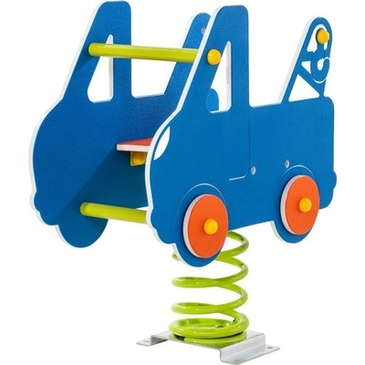 KBT pružinová hojdačka Nákladiak s lavičkou HDPE royal