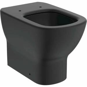 Ideal Standard Тоалетна чиния Ideal Standard Tesi AquaBlade за подово монтиране, матово черна (T0077V3)