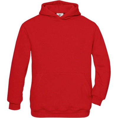 B&C dětská mikina s kapucí WK681 Red