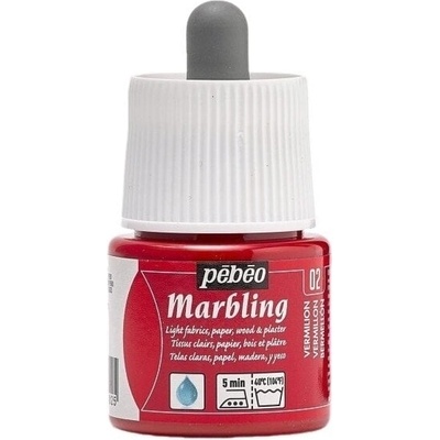 Pébéo 130-002 Мраморна боя Vermilion 45 ml 1 бр (130-002)