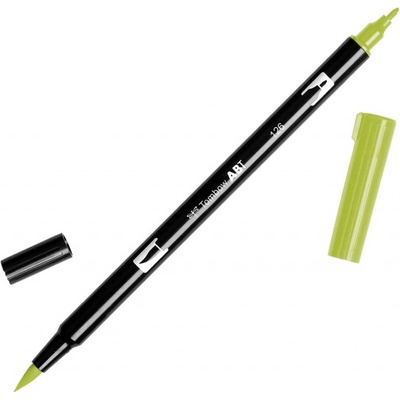 Oboustranný štětcový fix Tombow ABT DUAL - zelená Barva: 126 - Light Olive – Hledejceny.cz