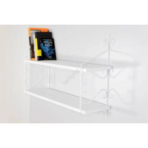 ASIR GROUP Етажерка SERAMONI 51x72 cм бяла (AS1250)