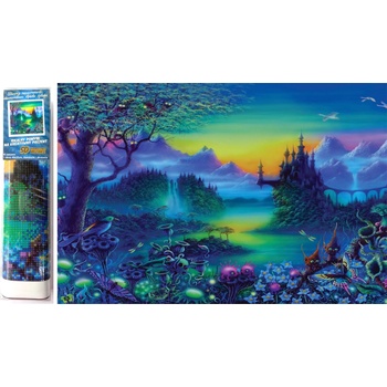 Image 1 of Norimpex - Puzzle Diamant painting: The mysterious castle 30x40cm - 1 - 39 piese