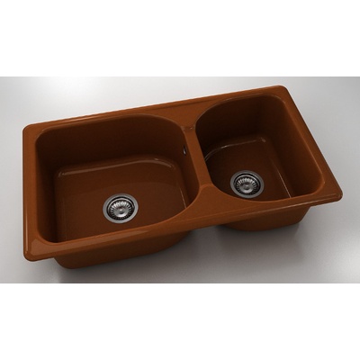 FAT Mивка Classic 213, Polymer marble, 07 Азалия, с включен сифон