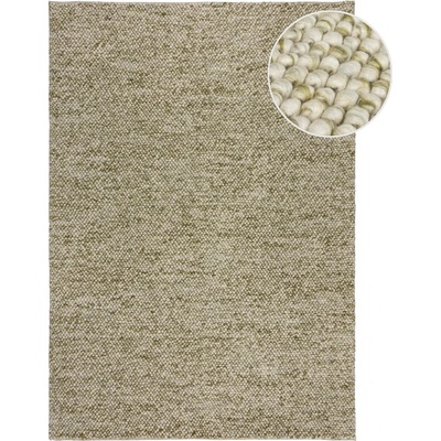 Flair Rugs Ръчно изработен килим със смес от вълна в цвят каки 80x150 cm Minerals - Flair Rugs (503119376386)