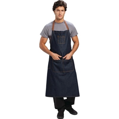 Chef Works B341 náprsní zástěra Memphis v Urban stylu indigo