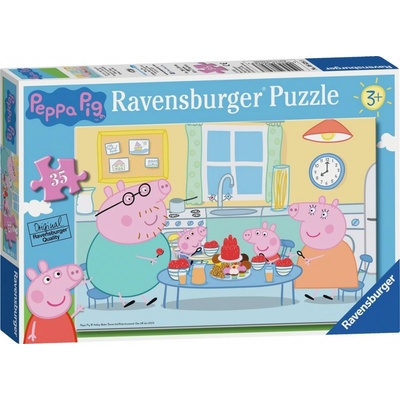 RAVENSBURGER Prasátko Peppa Family Time 35 dielov