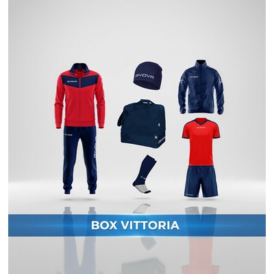 BOX VITTORIA červená modrá