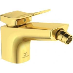 Ideal Standard Смесител за биде Ideal Standard Atelier Conca, златист, с изскачащ вентил (BC760A2)