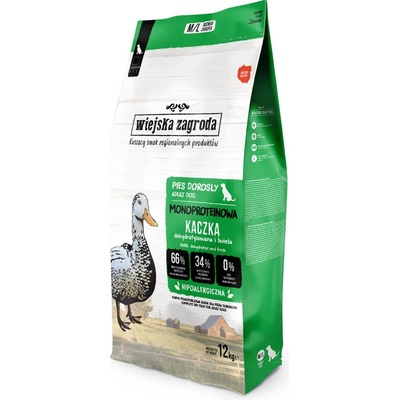 Wiejska Zagroda Monoprotein Duck 12 kg