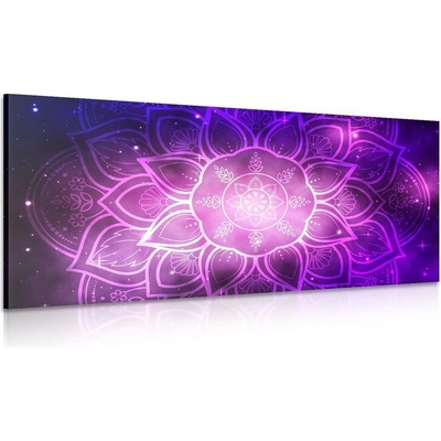 Obraz Mandala s pozadím galaxie
