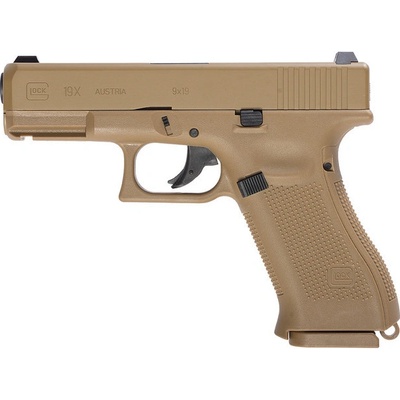 Umarex GLOCK 19X CO2 COYOTE BB 4,5mm steel coyote hnědá – Zboží Dáma