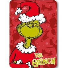 Carbotex Fleecová deka červená Grinch