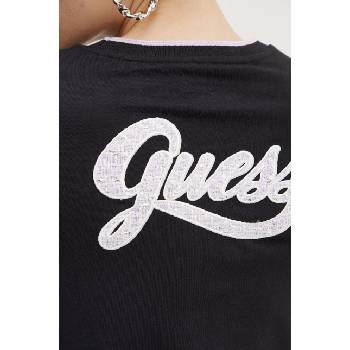 Guess Памучна тениска Guess TWEED в черно W4YI27 I3Z14 (W4YI27.I3Z14)