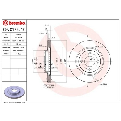 BREMBO 09.C175.11