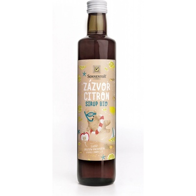 Sonnentor Zázvor citron sirup bio 500 g