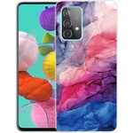 Forcell Силиконов Калъф за Samsung A32 4G, Printing Marble Case, Цветен (5901012345821)