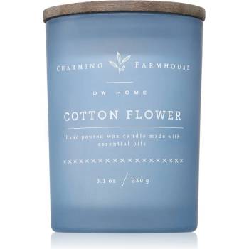 DW HOME Charming Farmhouse Cotton Flower ароматна свещ 230 гр