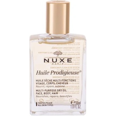 NUXE Huile Prodigieuse 30 ml разкрасяващо сухо олио за лице, тяло и коса за жени