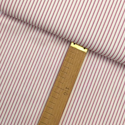 Bavlněné plátno - Proužky růžovo-fialová, bílá - šíře 150cm
