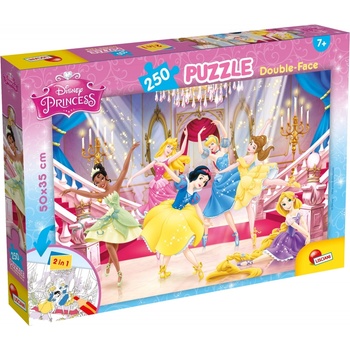 Lisciani Двулицев пъзел Lisciani - Disney Princess, 250 части (LI48083)