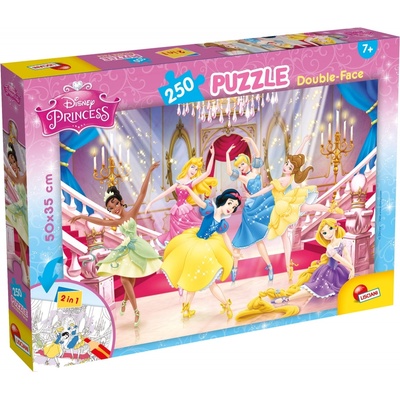 Lisciani Двулицев пъзел Lisciani - Disney Princess, 250 части (LI48083)