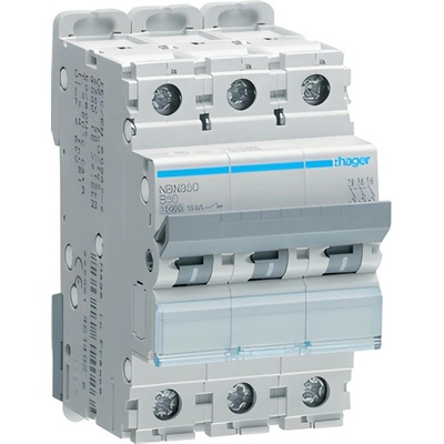 Hager NBN350 3 pól. 50A, char.B, 10 kA