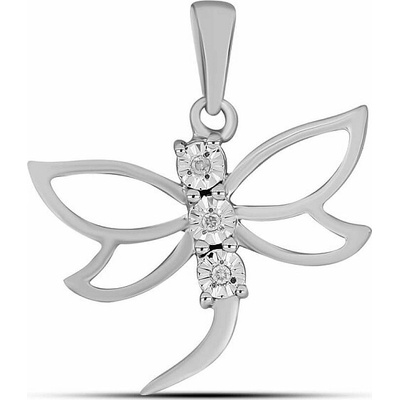 Nefertitis Přívěsek stříbrný s broušeným diamantem 027161 DIA NF55927