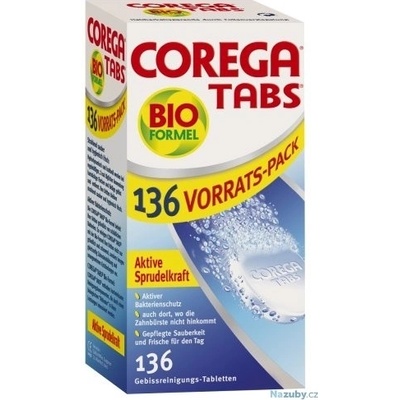 Corega Tabs Bio Formula 136 tablet – Zboží Dáma