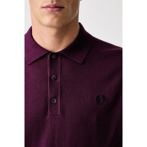 Fred Perry тениска тип пулове с яка мъжка от памук (K9725.37C)