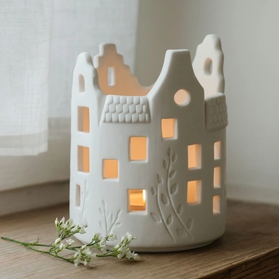 Majas Cottage Porcelánový svícen Jardin M – Zbozi.Blesk.cz