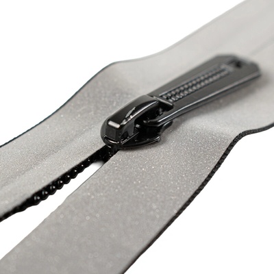 Takoy Reflexní voděodolný zip nedělitelný 5 mm - 30 cm s černým jezdcem