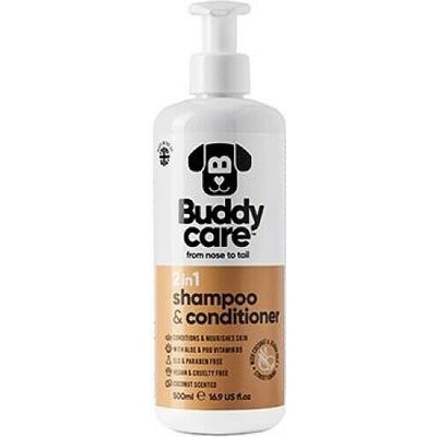Buddycare Šampon a kondicionér pro psy 2v1 500 ml