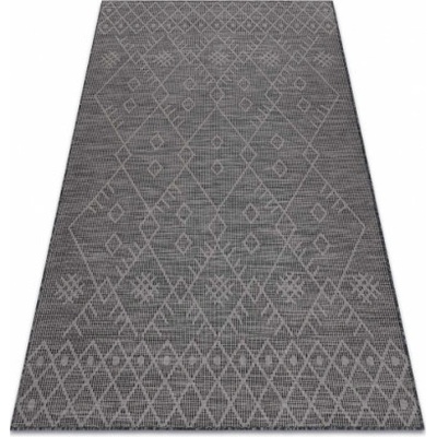 Nej-koberce Sizal Patio 3077 Boho černý