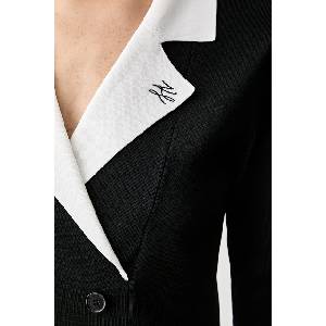 KARL LAGERFELD разкроена рокля с вискоза (B3W13038)