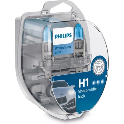 Philips 12V H1 55W P14, 5s+W5W White Vision ultra Box (725)