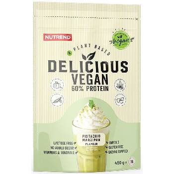 Nutrend Delicious Vegan Protein, шамфъстък с марципан, 450 g, Nutrend