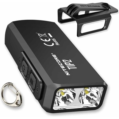 NITECORE Фенер Nitecore Tip2, 720 Lumens, за ключодържател, вградена 500mAh батерия, IP68, черен (BTS29635)