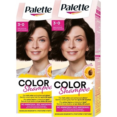 Palette Color Šampon 341 Tmavá Čokoláda 3-0 x2