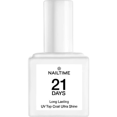 Nailtime 21 DAYS UV Top Coat ULTRA SHINE 8 ml