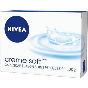 Nivea сапун кутия 3x100g крем мек